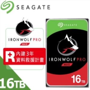 Seagate【IronWolf Pro】16TB 3.5吋NAS硬碟 (ST16000NE000)Seatag895e