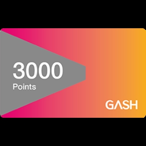 GASH 3000点 虚拟点数卡
