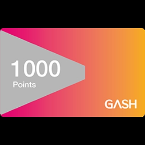 GASH 1000点 虚拟点数卡
